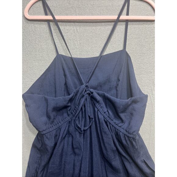 Halara Navy Blue Cropped Jumpsuit Womens Size XL NWT - Picture 7 of 10